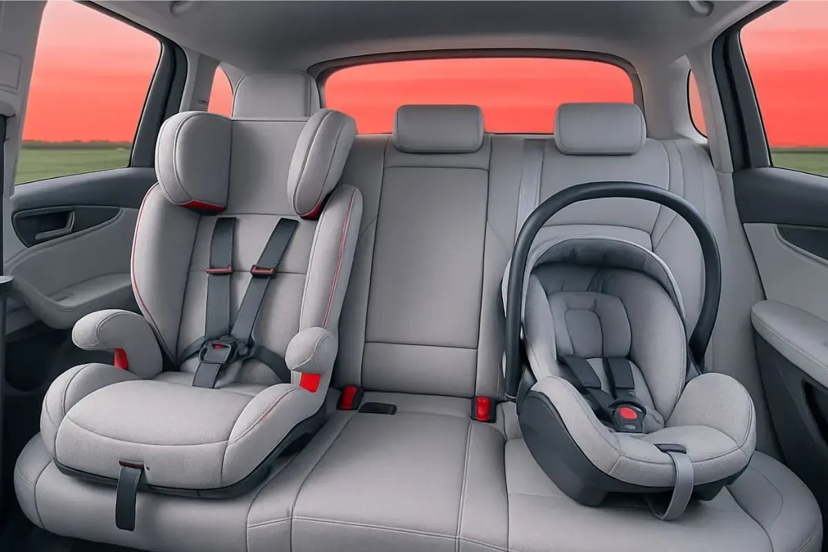 Kindersitze im Fahrzeug als Extra von Antares Driver Services