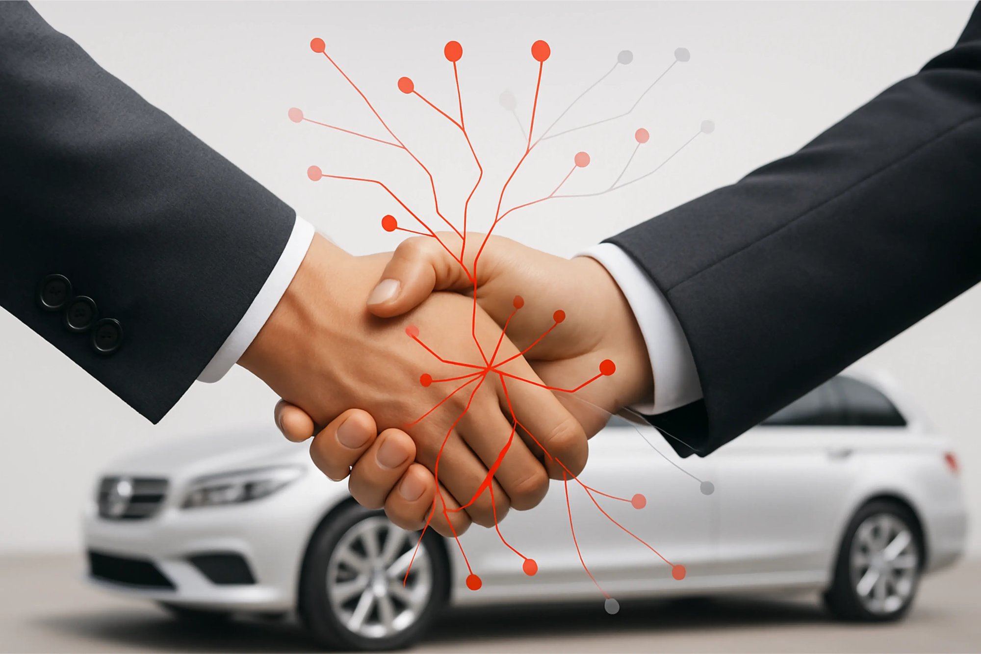 Handshake zweier Partner bei Antares Driver Services