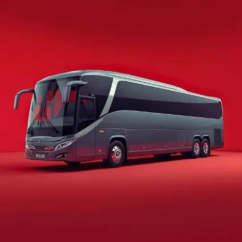 Flughafentransfer für große Gruppen im Bus